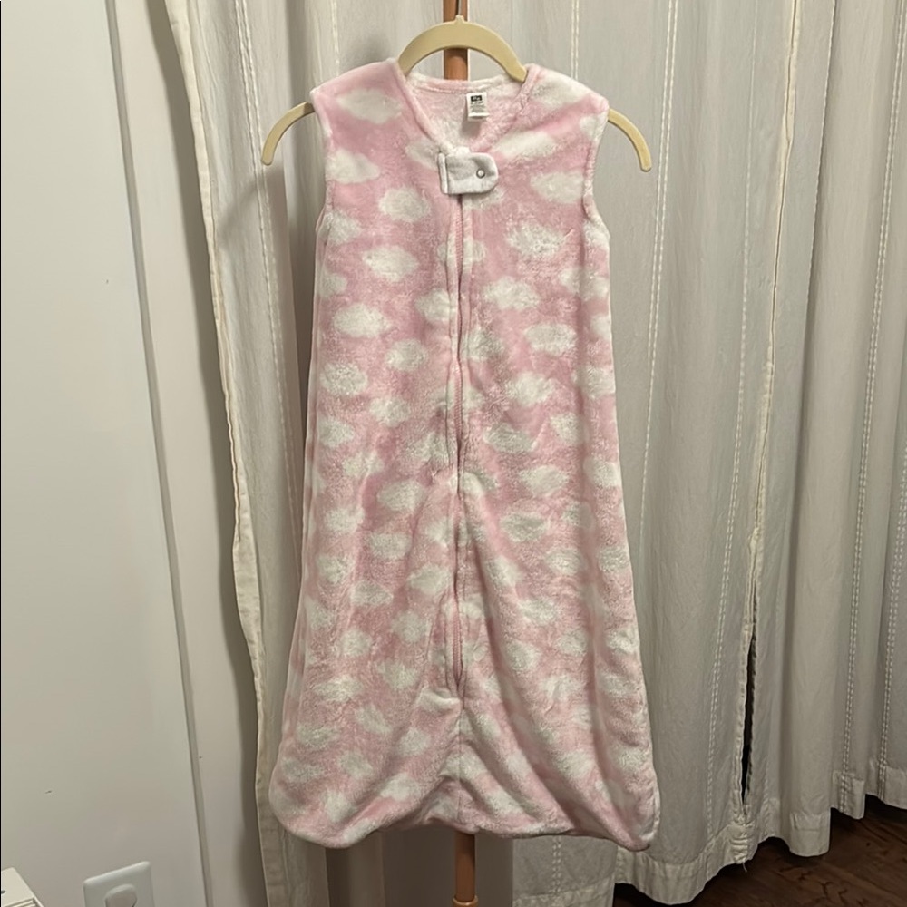 Hudson Baby Pink Cloud Sleeveless Blanket - size XL 18-24 M